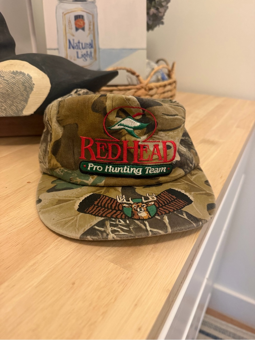 Vintage Camo RedHead Pro Hunting Team hat